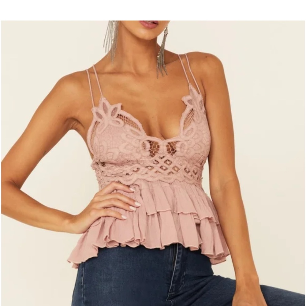 NEW $68. Free People Intimately Adella Cami Blouse Top NWT